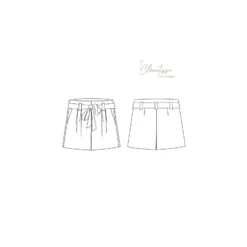 Patron Short Clématisse Pattern - Iris