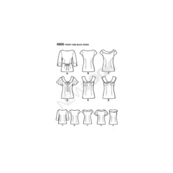 Patron Tee-Shirt Femme - New Look 6808
