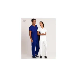 Patron Tenue Soignant Mixte - New Look 6876
