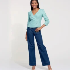 Patron Top Cache-coeur Femme - New Look 6601