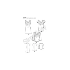 Patron Top Encolure Bénitier Femme - New Look 6577