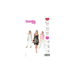 Patron top et robe à bretelles Femme - Burda n°6121