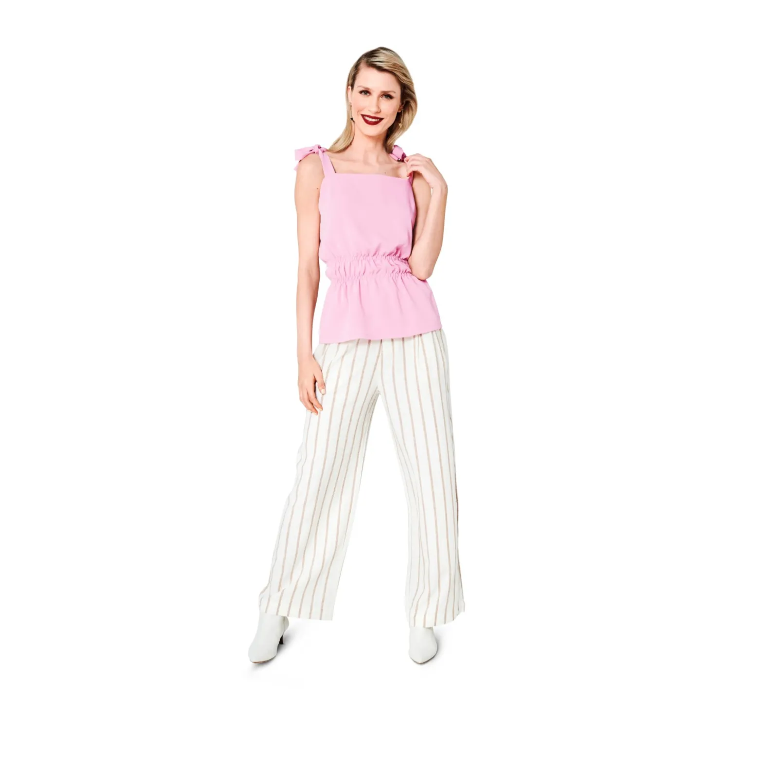Patron top et robe à bretelles Femme - Burda n°6121