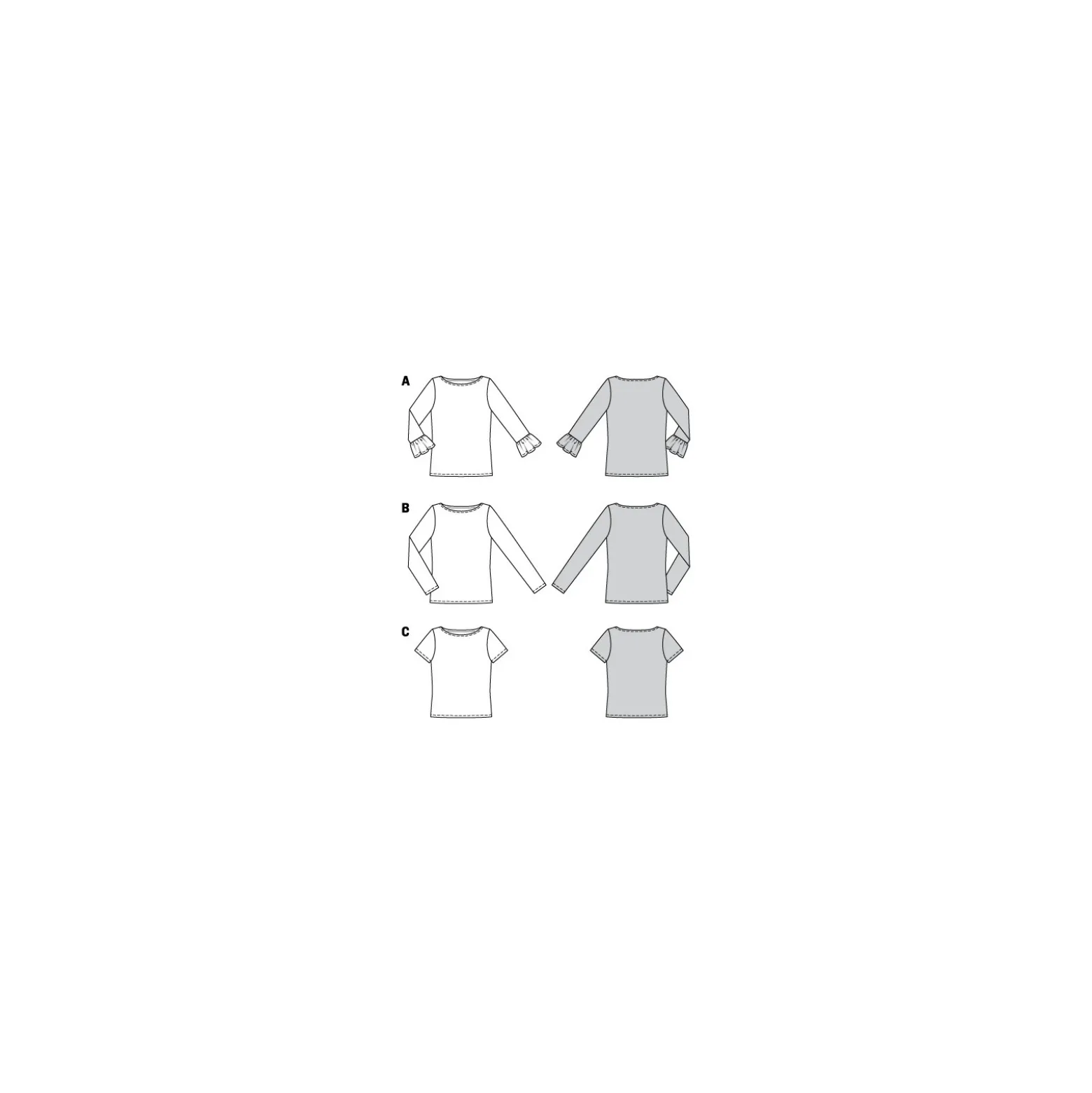 Patron Top Femme Burda N°6328