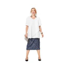 Patron Top Femme Grande Taille Burda N°6307