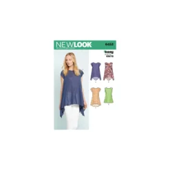 Patron Top Fluide Asymétrique Femme - New Look 6453