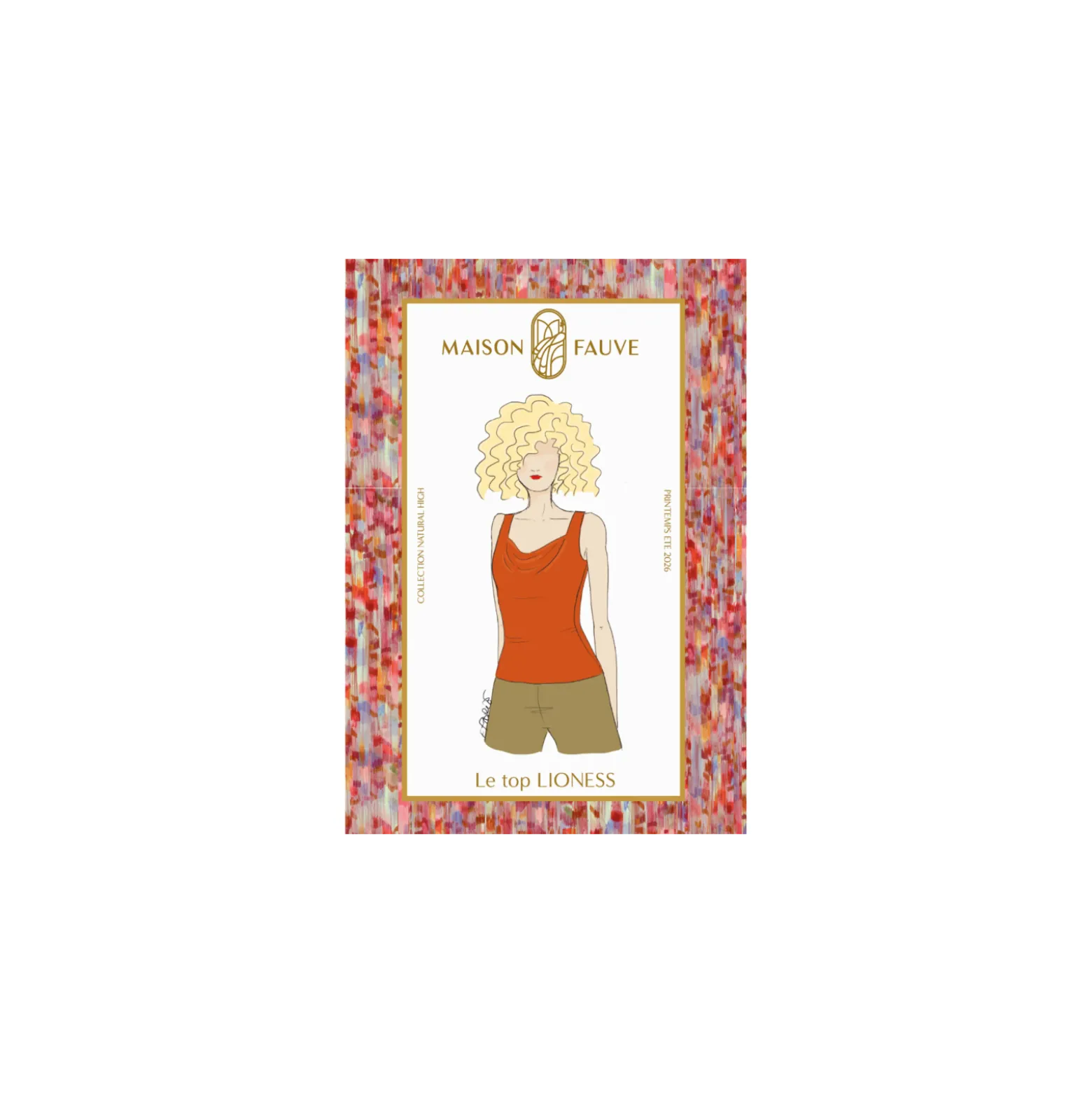 Patron Top Maison Fauve - Lioness