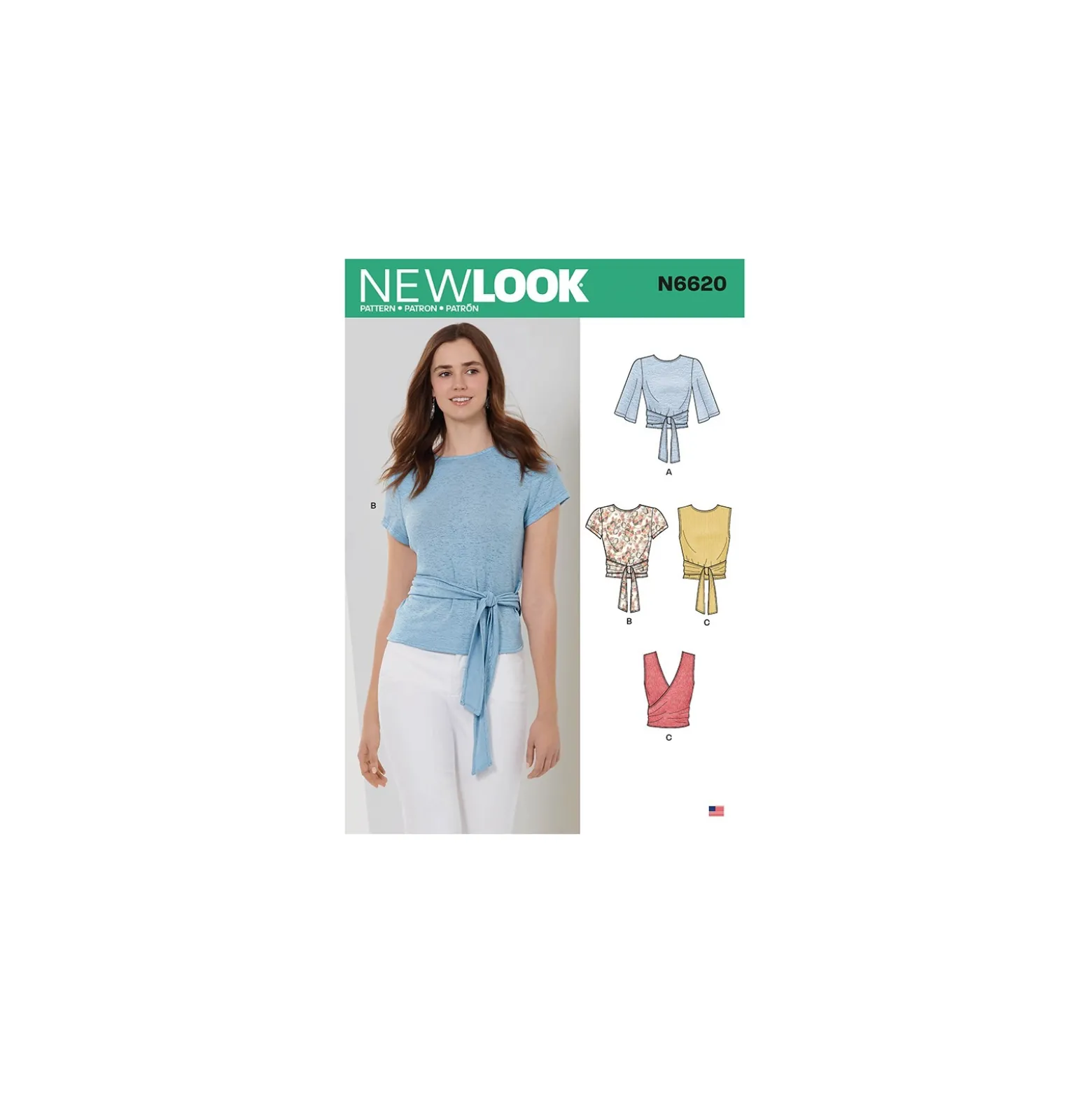 Patron Top à Nouer Femme - New Look 6620