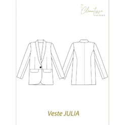 Patron Veste Clématisse Pattern - Julia