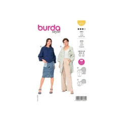 Patron veste femme - Burda n°6022
