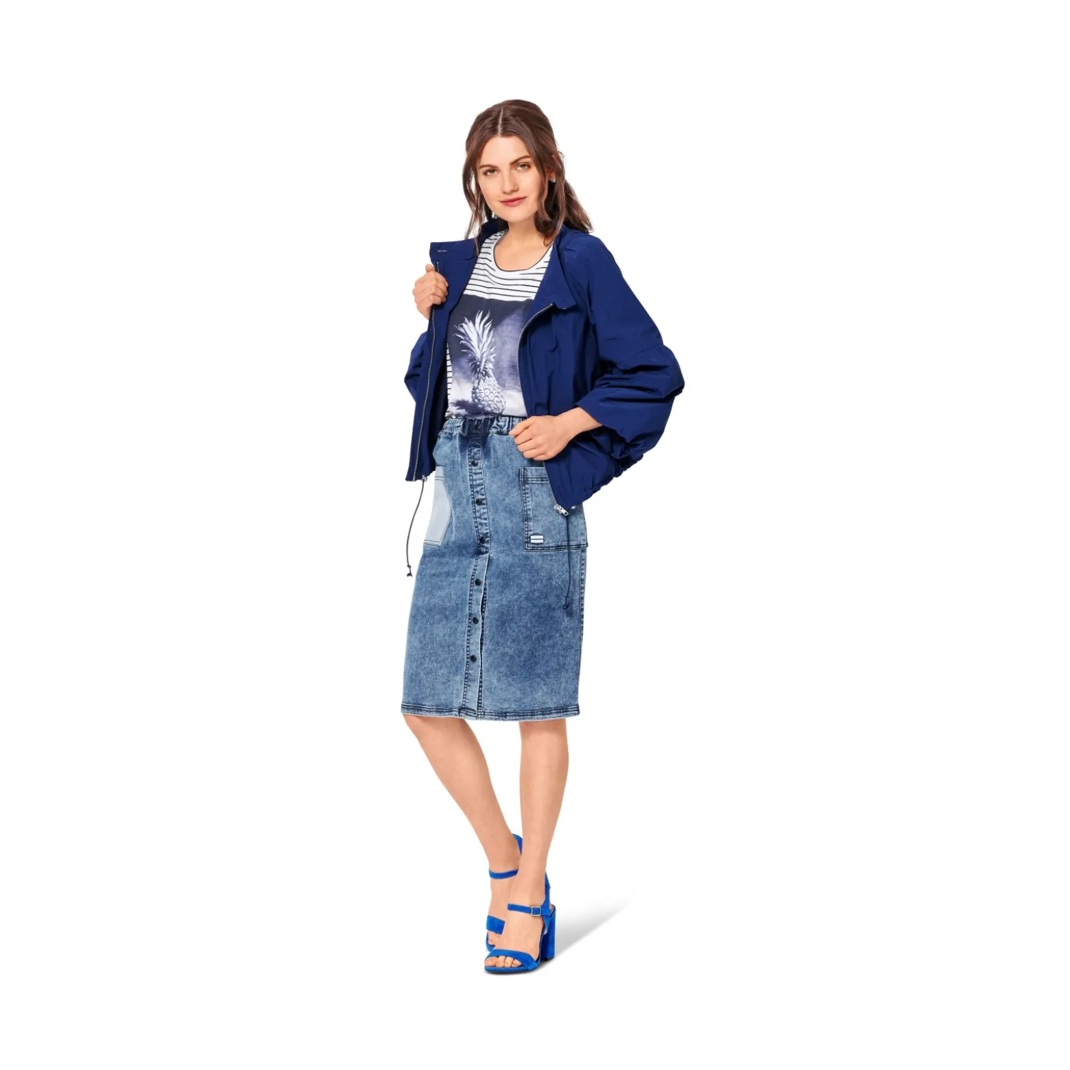 Patron veste femme - Burda n°6022