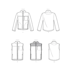 Patron Veste Homme - Simplicity n°S9191
