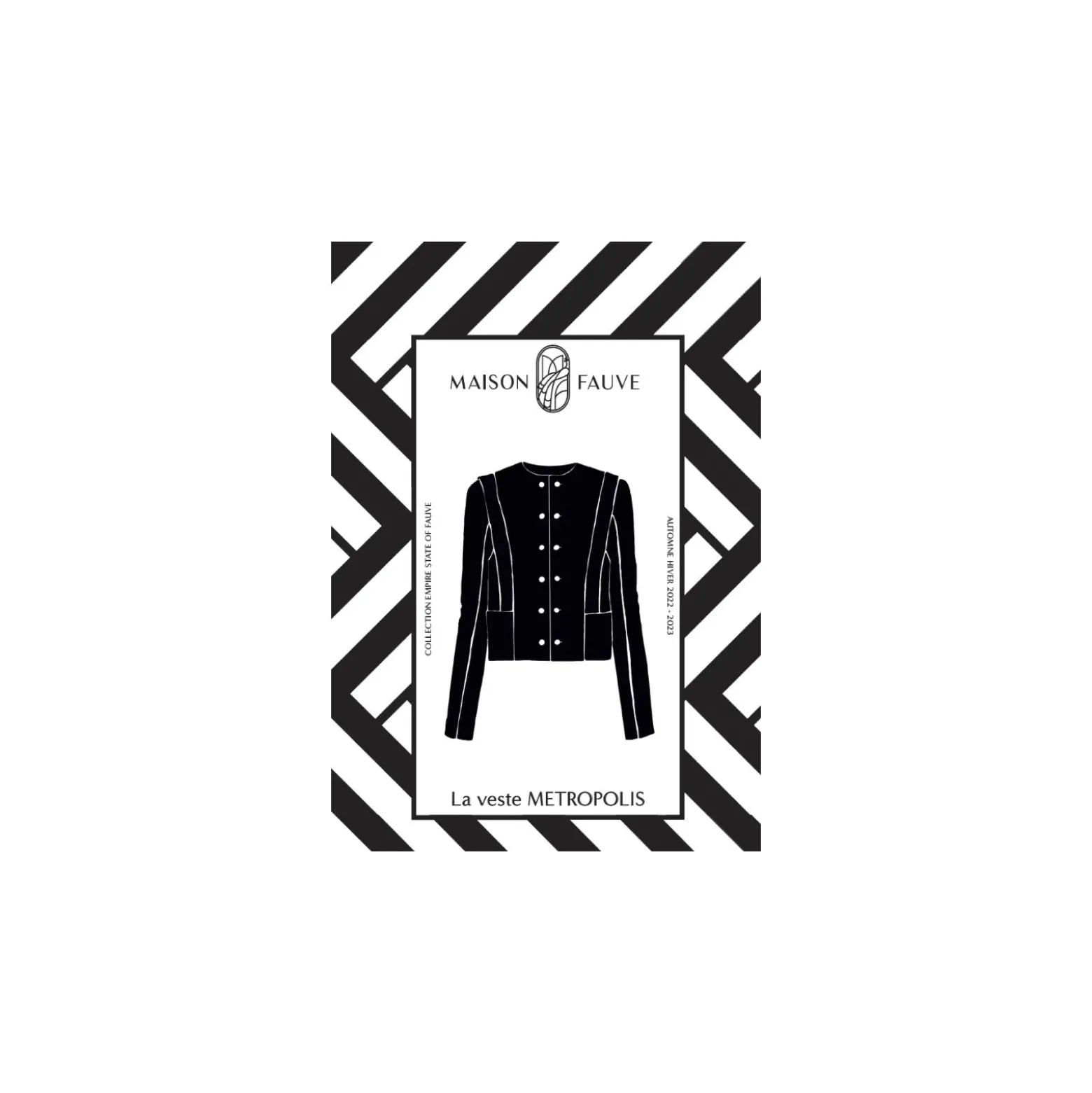 Patron veste Maison Fauve - Metropolis