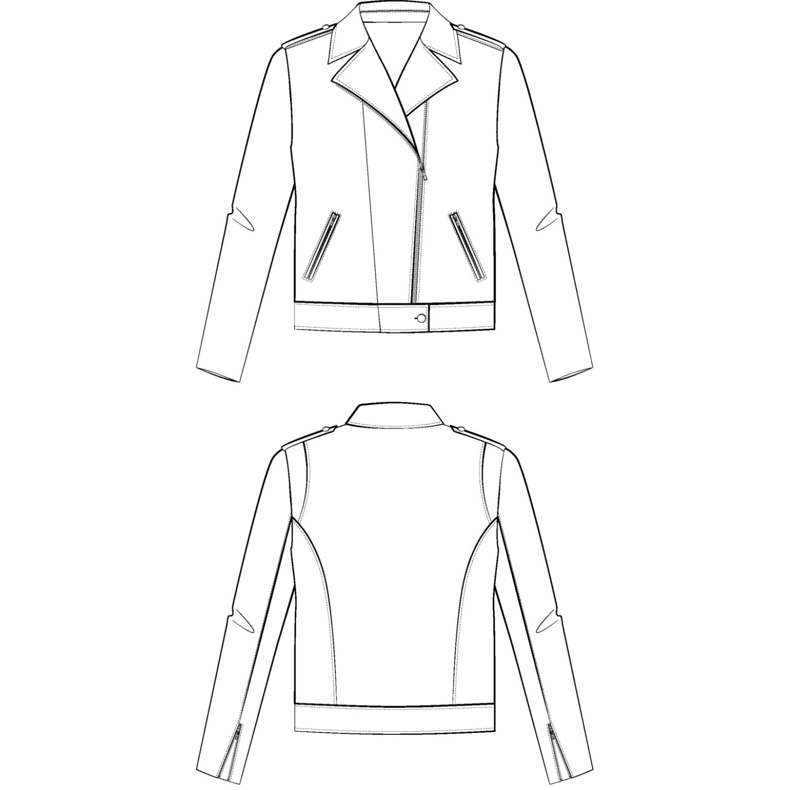 Patron Veste Perfecto Maison Fauve - Misfit