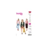 Patron veste sans col Femme - Burda n°6123