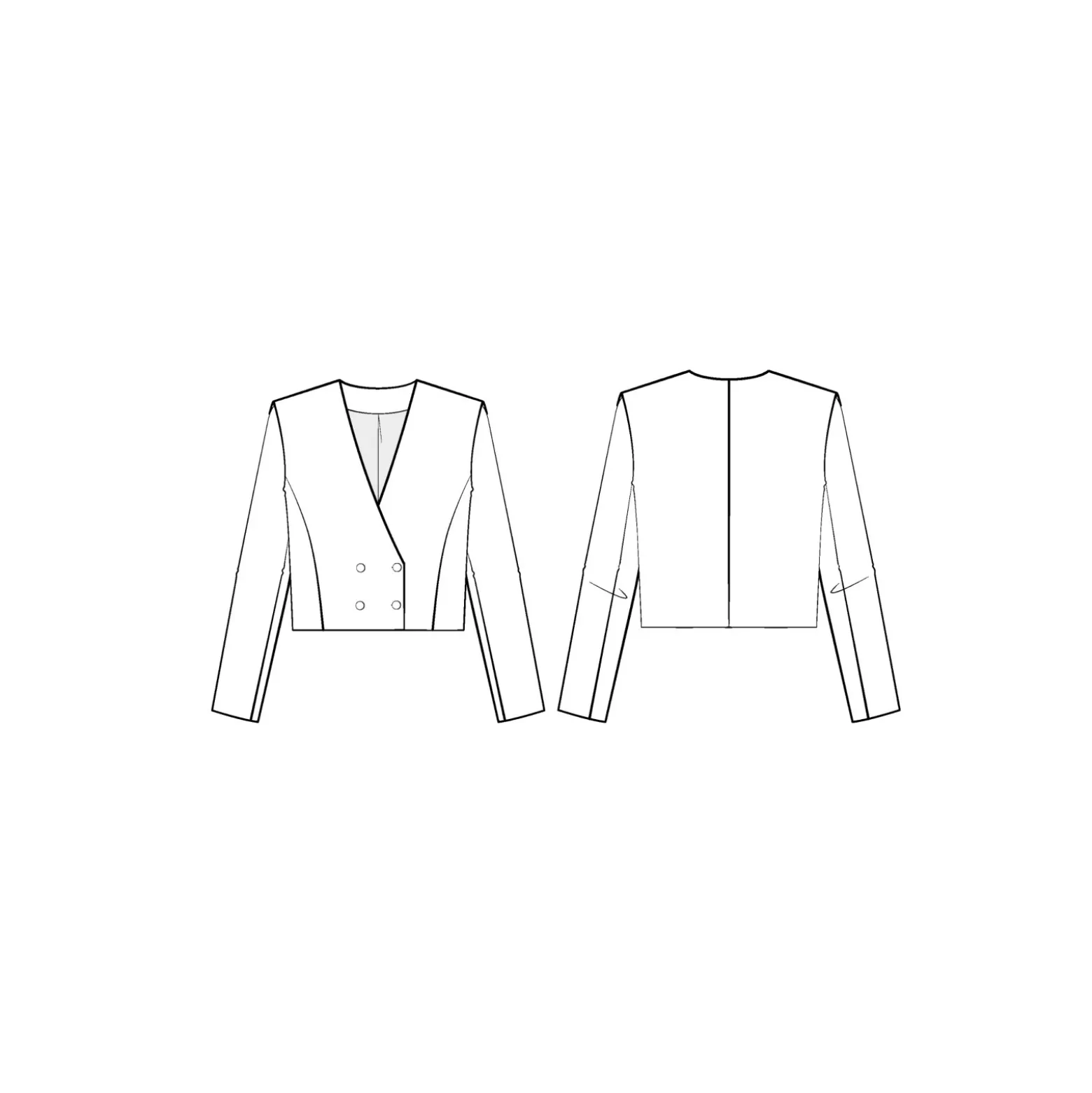 Patron Veste Spencer Maison Fauve - Damas
