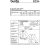 Patron Veste Zippée Femme Burda N°6334