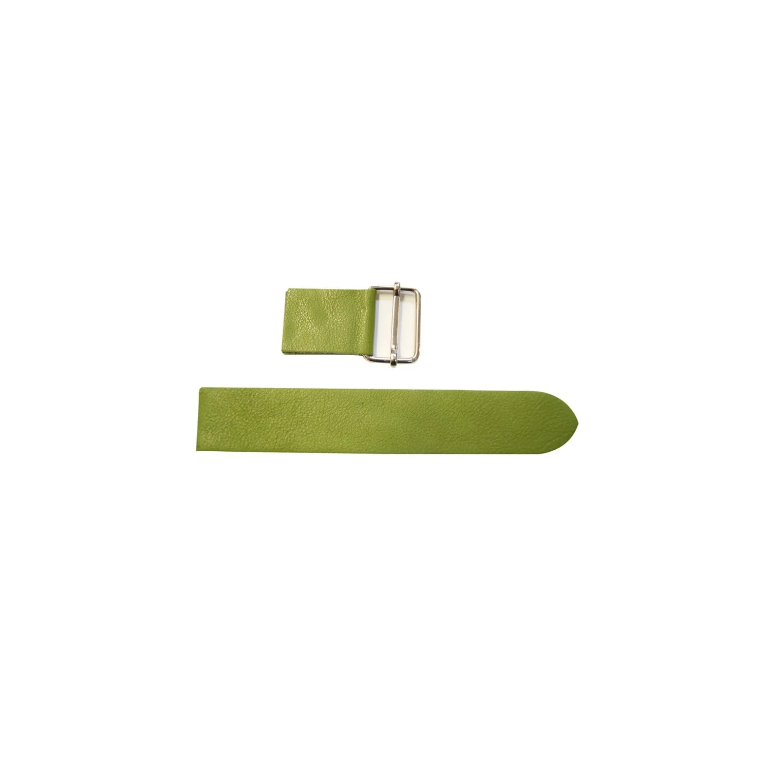 Patte cuir avec coulissant Moss