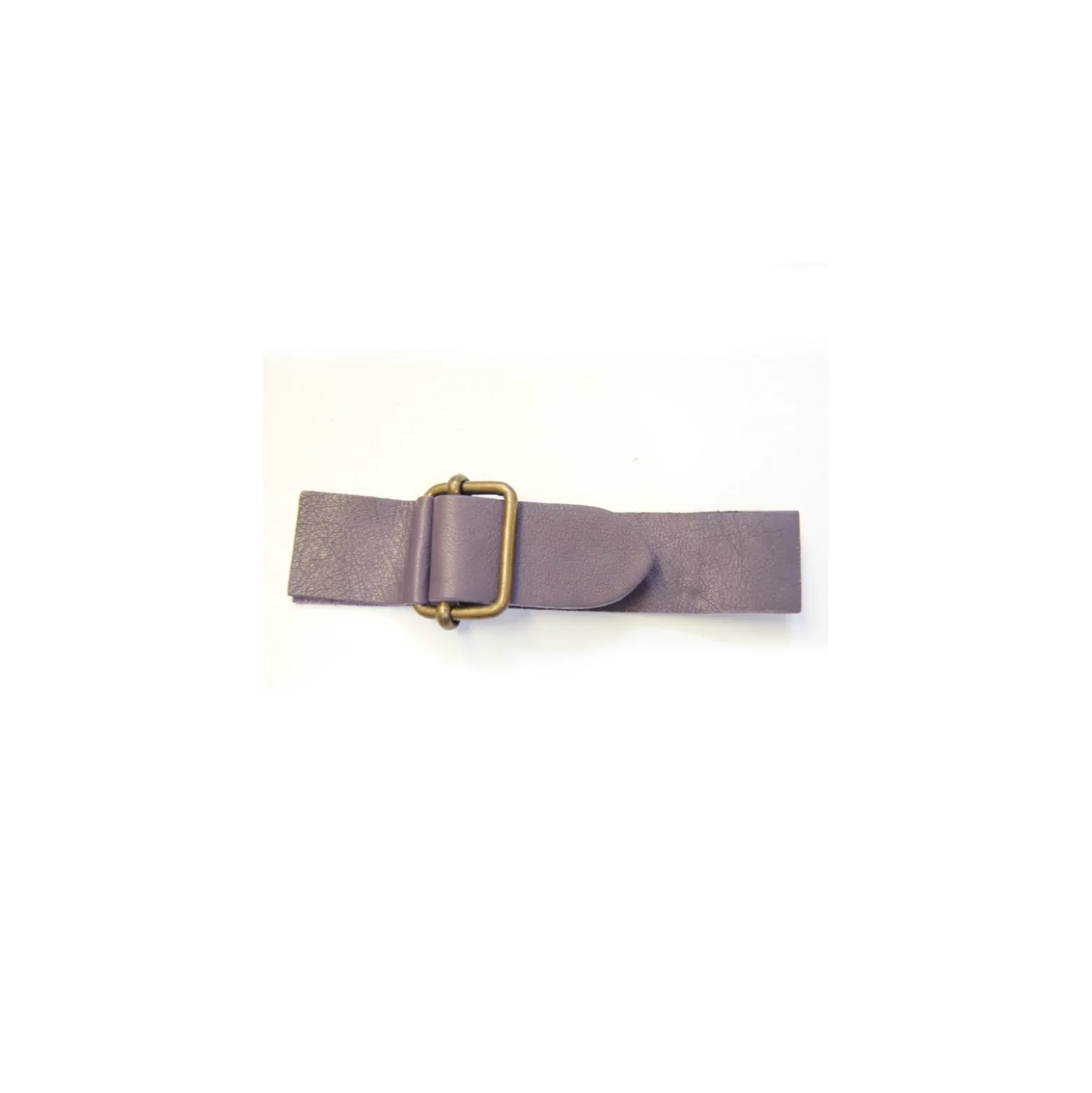 Patte cuir avec coulissant Prown