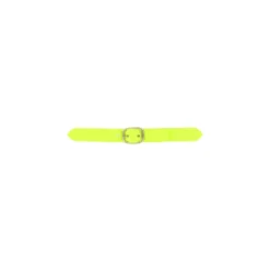 Patte Kilt cuir fluo jaune avec boucle