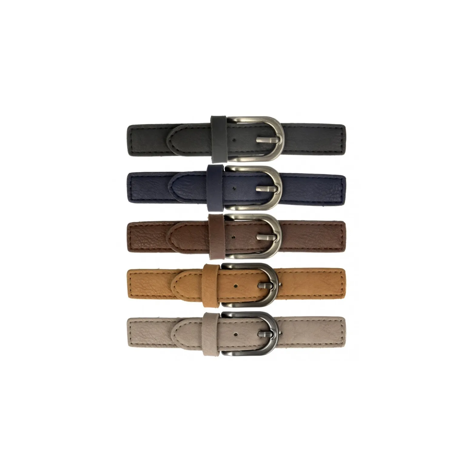 Patte Kilt Simili Cuir Boucle Métal Enola - Argile