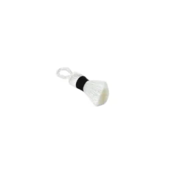 Petit Pompon Rayonne blanc x 25mm