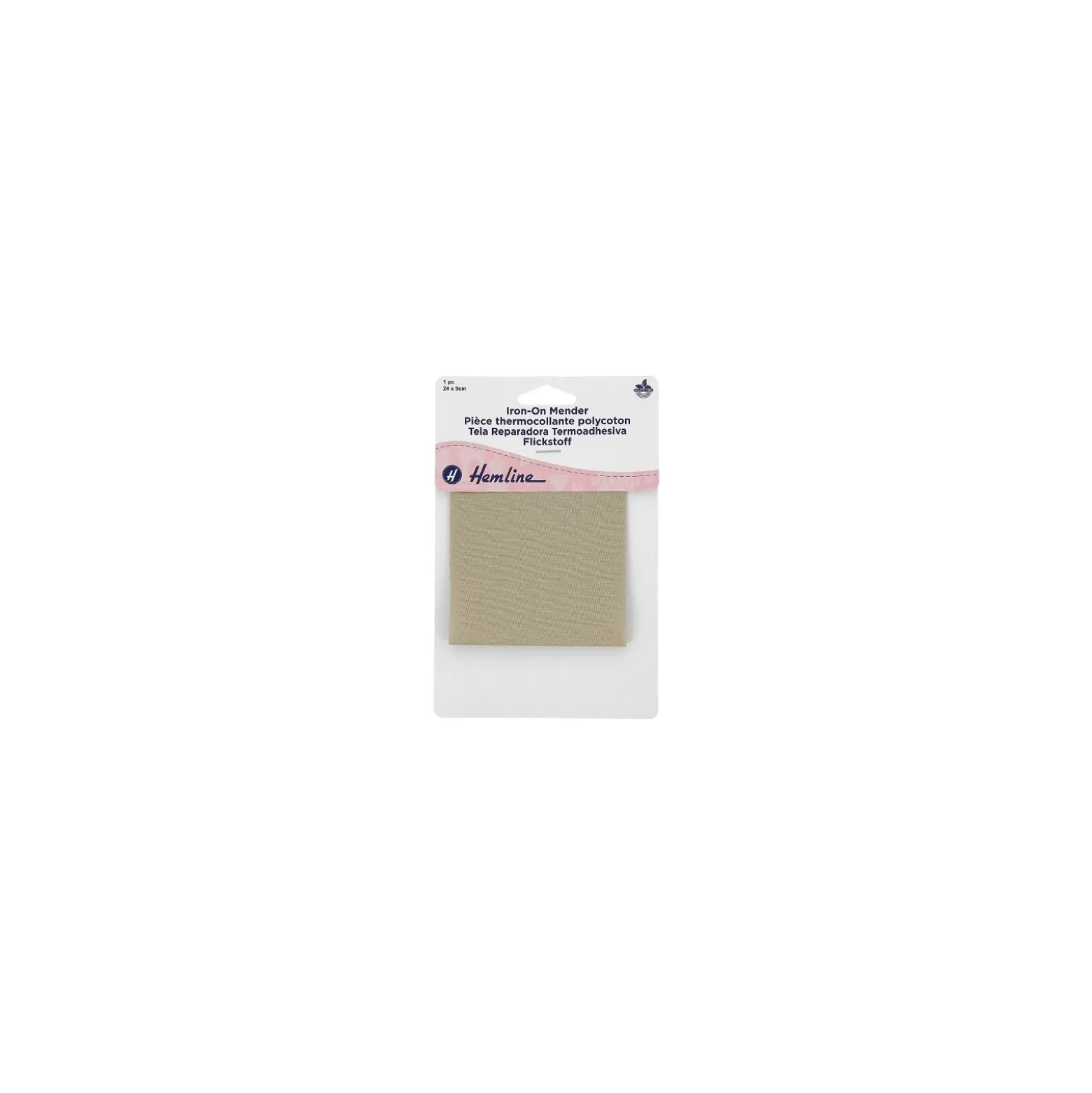 Pièce thermocollante polycoton 9 x 24 cm
