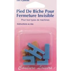 Pied de biche pour fermeture invisible - Couture loisirs