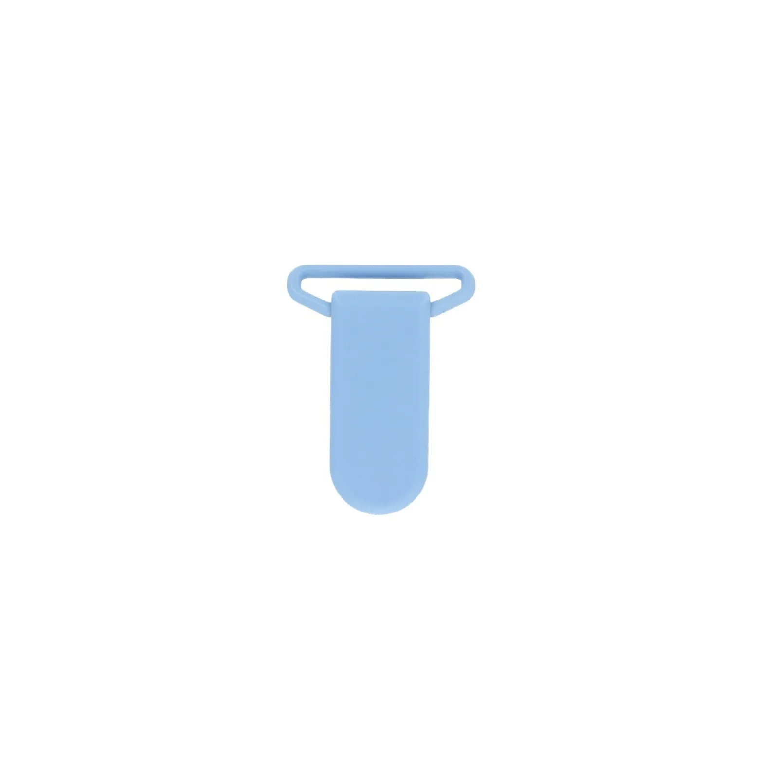Pince bretelle plastique Istéa - bleu pastel