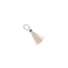 Pompon jute 90mm - bleu