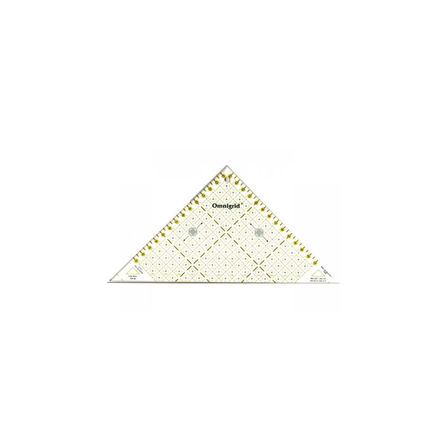 Règle de découpe Omnigrid - triangle rapide 15 cm