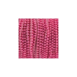 Rocailles verre sur fil Rose