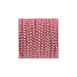 Rocailles verre sur fil Rose dragée