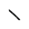 Ruban aspect gros grain expression "Plaisir d'offrir" noir