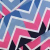 Ruban aspect gros grain satiné Chevron 48 mm - fuchsia