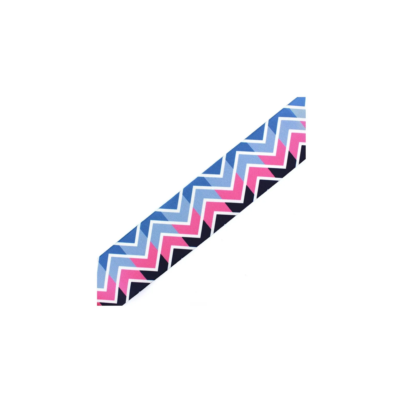 Ruban aspect gros grain satiné Chevron 48 mm - fuchsia