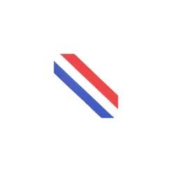 Ruban aspect gros grain Tricolore