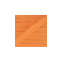 Ruban biais uni fluo orange