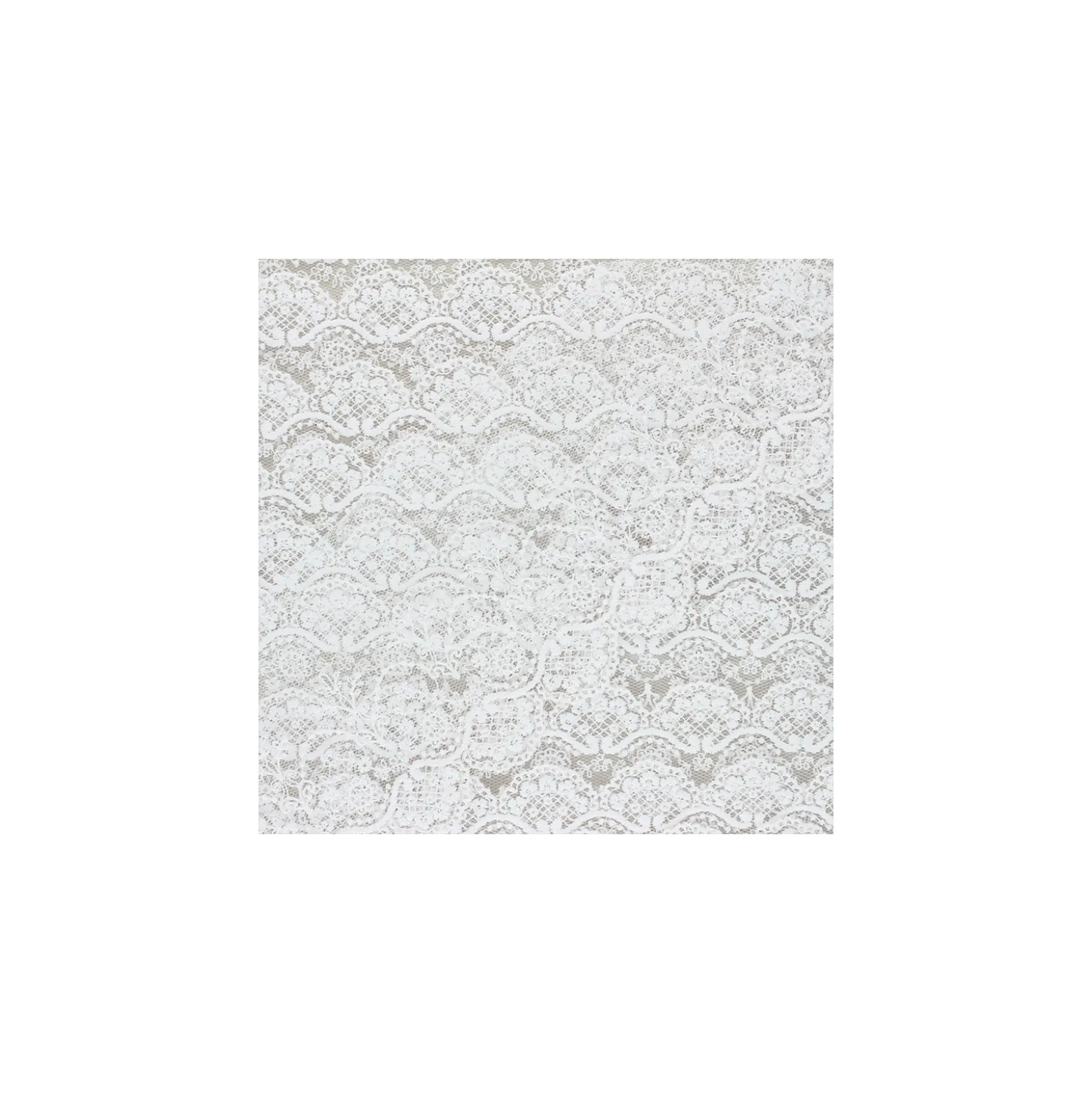 Ruban broderie sur tulle Marise - écru x 50cm