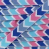 Ruban Chevron - fuchsia