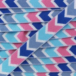 Ruban Chevron - fuchsia