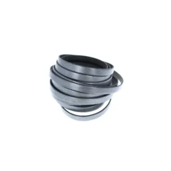 Ruban cuir plat - Acier