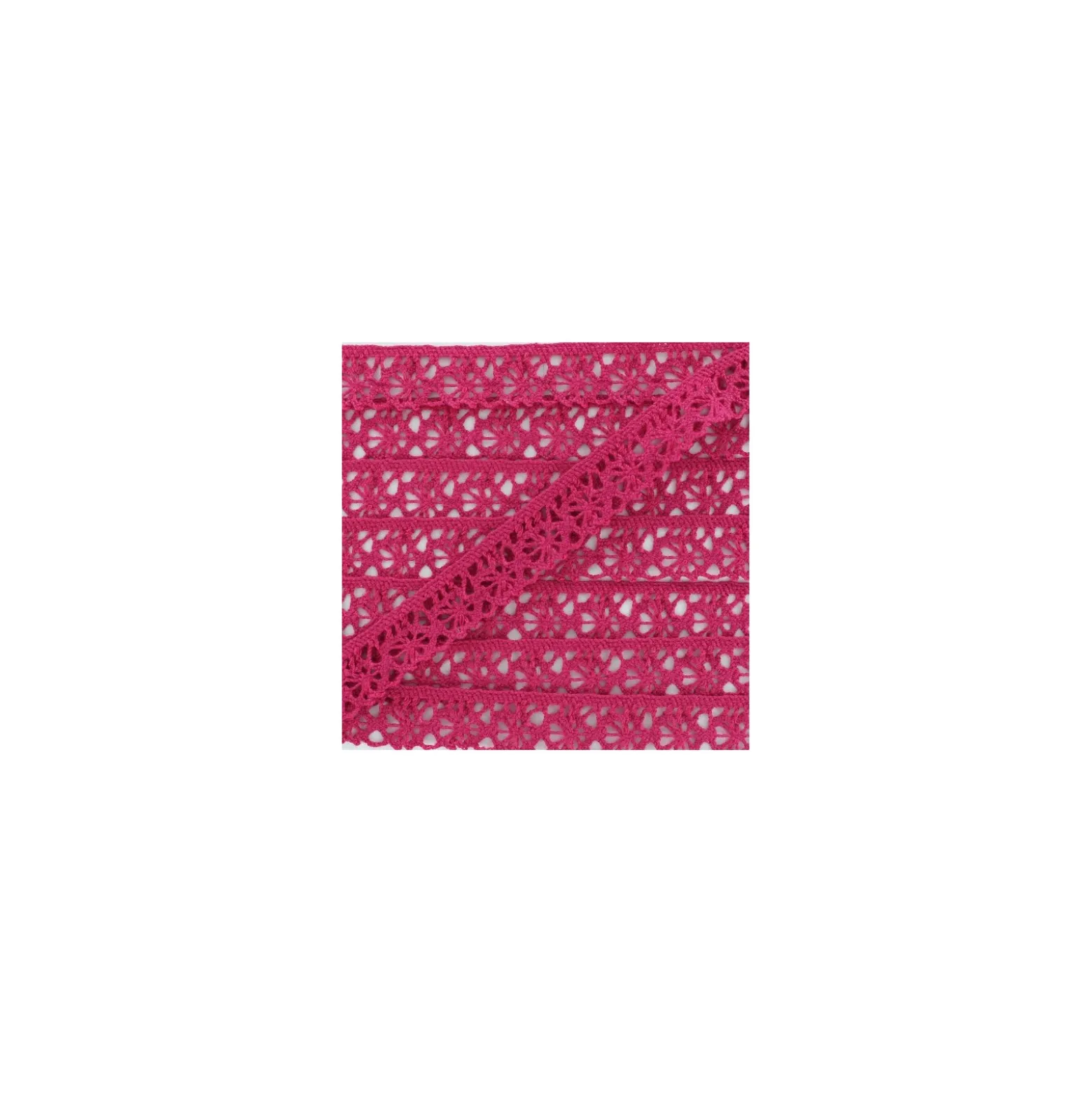 Ruban Dentelle Amélie 15 mm - Fuchsia