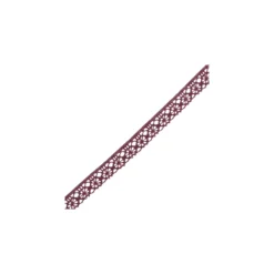 Ruban Dentelle Amélie 15 mm - Lie de Vin