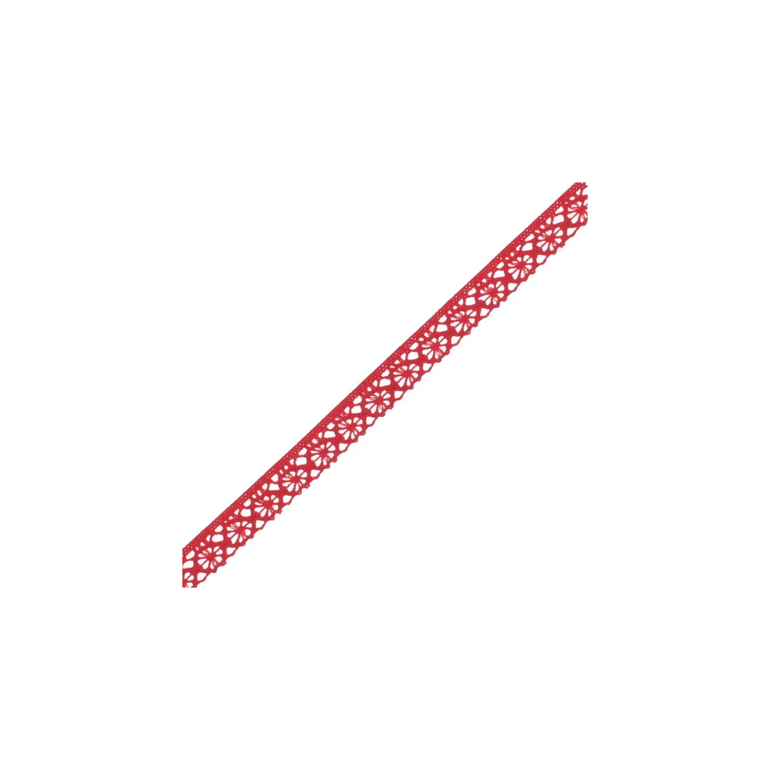 Ruban Dentelle Amélie 15 mm - Rouge