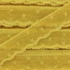 Ruban Dentelle festonnée Point d'esprit - jaune soleil