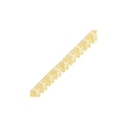 Ruban Dentelle Feuillantine 30 mm - Moutarde