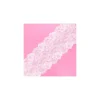 Ruban dentelle élastique Laya 150 mm - blanc