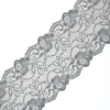 Ruban dentelle élastique Laya 150 mm - gris
