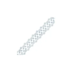 Ruban Dentelle Loren 38 mm - Gris